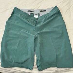 Adidas Men's Green Golf Shorts